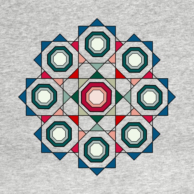 Tile mandala by hedehede